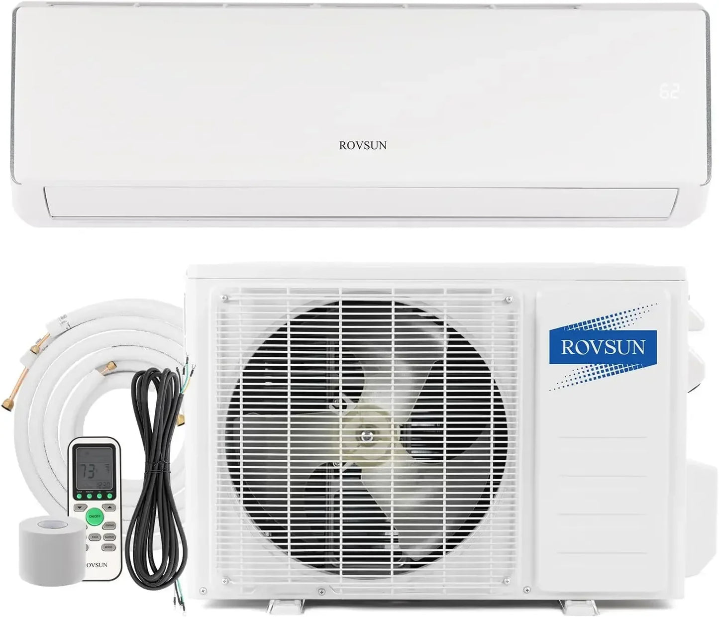 （XMSJ-Hot）11000 BTU Mini Split Air Conditioner & Heater, 17 SEER2 230V Inverter Ductless Wall AC Unit for Rooms up to 700 Sq.