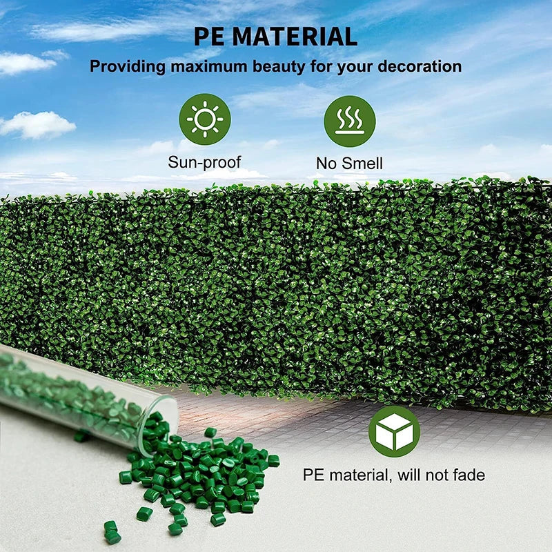 Shanghai Boxwood Grass Wall Panel For Indoor Garden