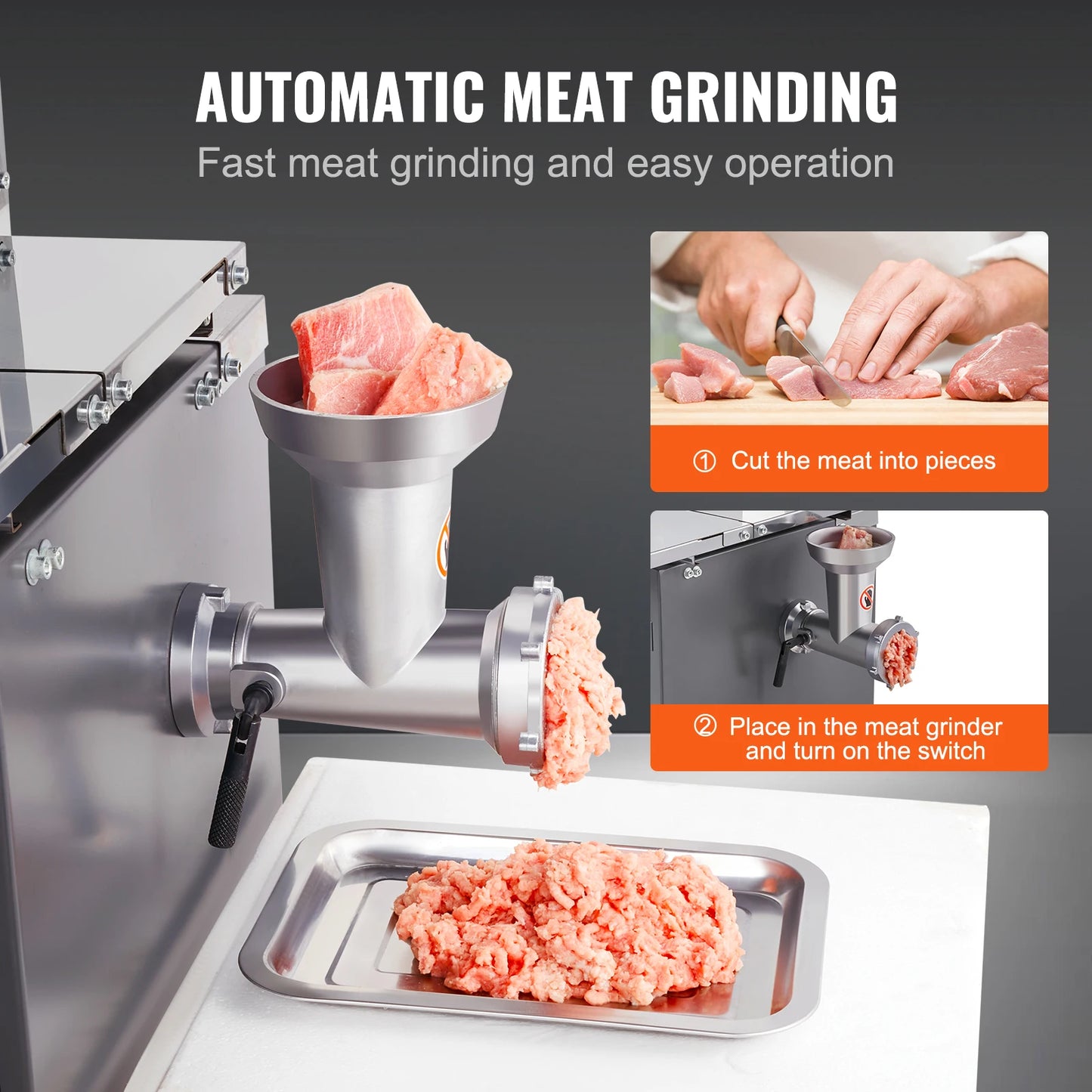 VEVOR Heavy Duty Electric Meat Bandsaw Bone Cutter