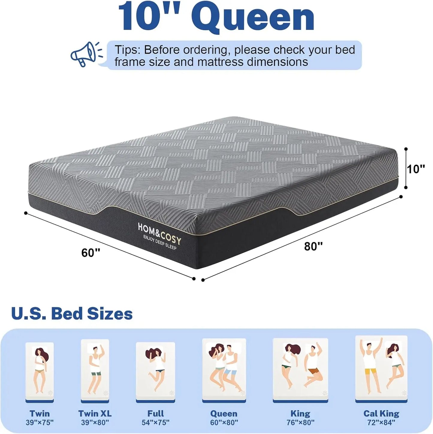 Hcore Cooling Gel Green Tea Memory Foam Mattress Firm Support