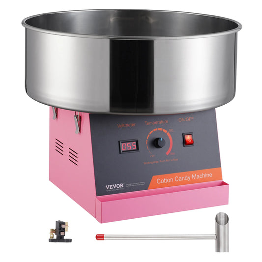 SucceBuy Electric Cotton Candy Machine Commercial Sugar Floss Maker