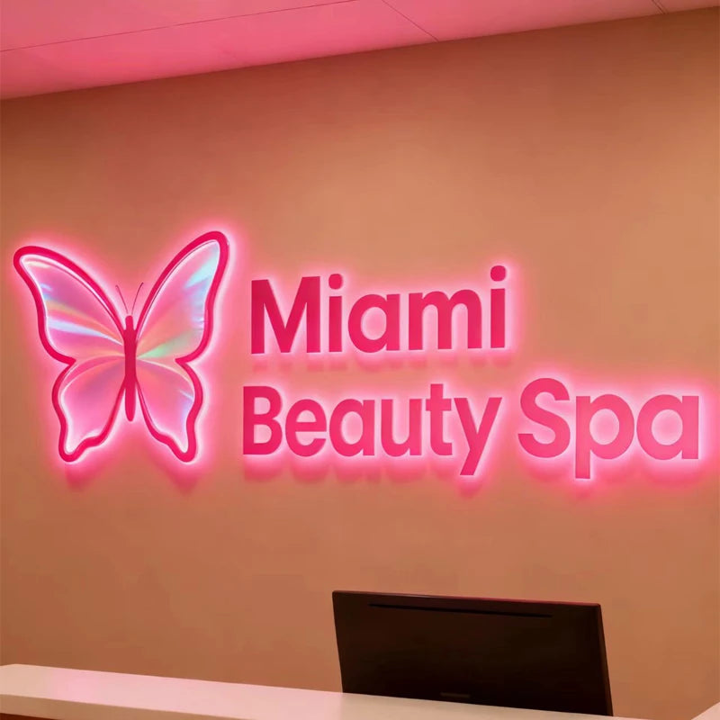 SZREBOW Custom 3D Backlit Business Sign LED Letters