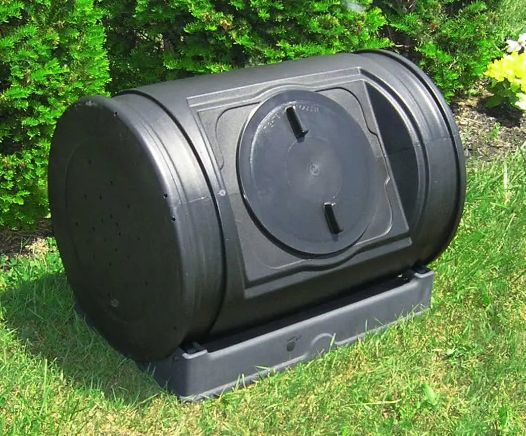 Outdoor Compost Tumbler With Handles For Home Garden Use