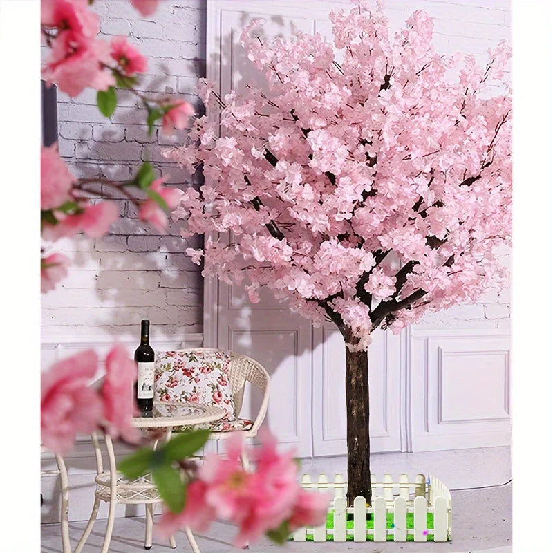 Fujian Cherry Blossom Artificial Tree Indoor Decor Handmade