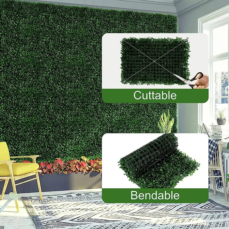Shanghai Boxwood Grass Wall Panel For Indoor Garden