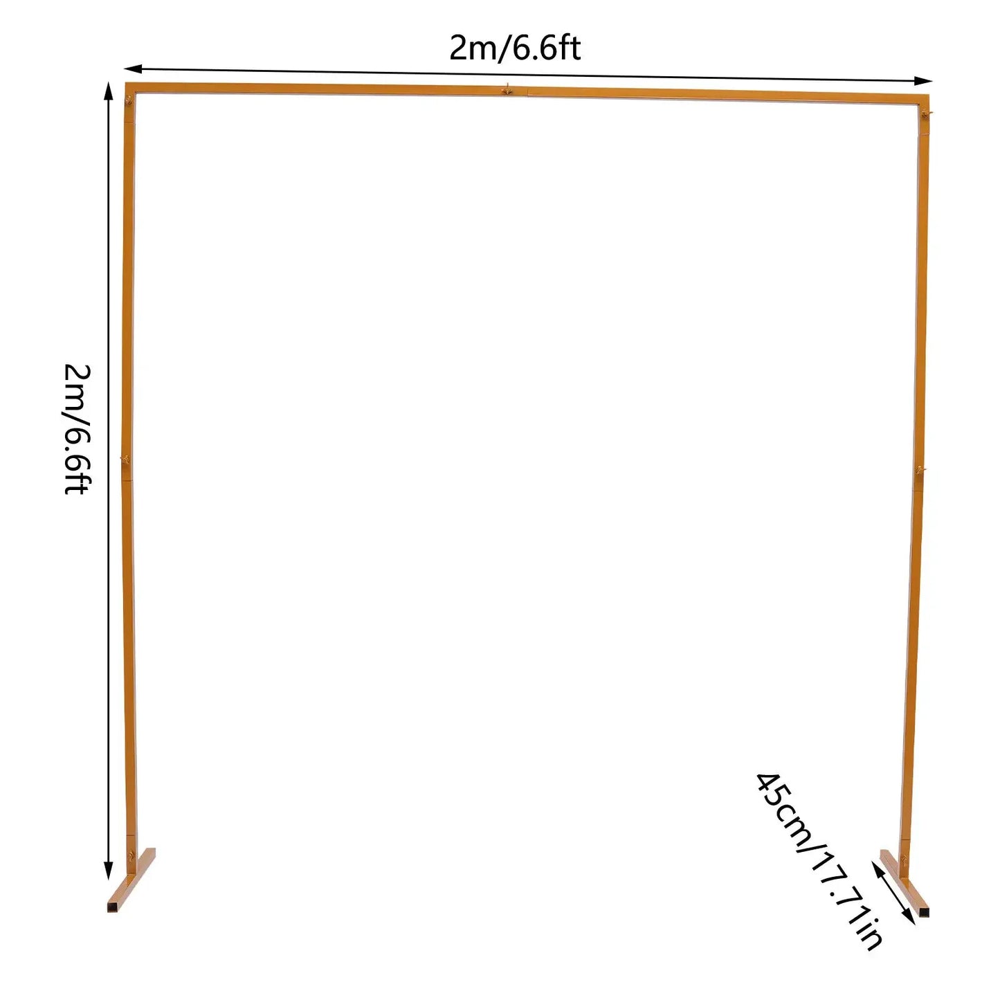 NONECN Iron Wedding Arch Frame For Garden And Party Decor