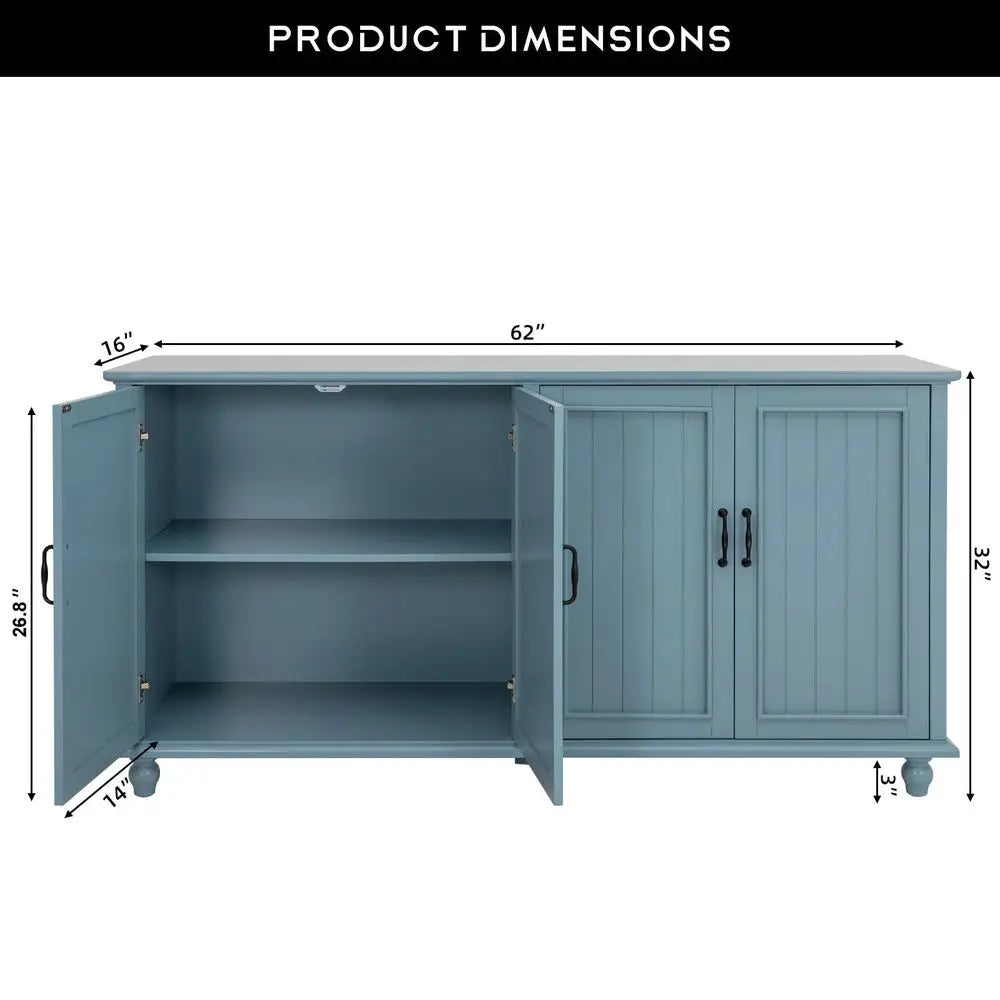 Kitchen Island Cart With Storage On Wheels Two Drawers