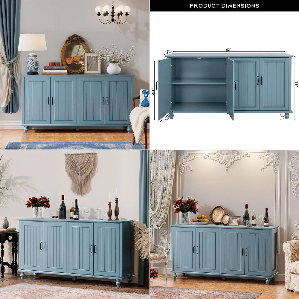 Kitchen Island Cart With Storage On Wheels Two Drawers