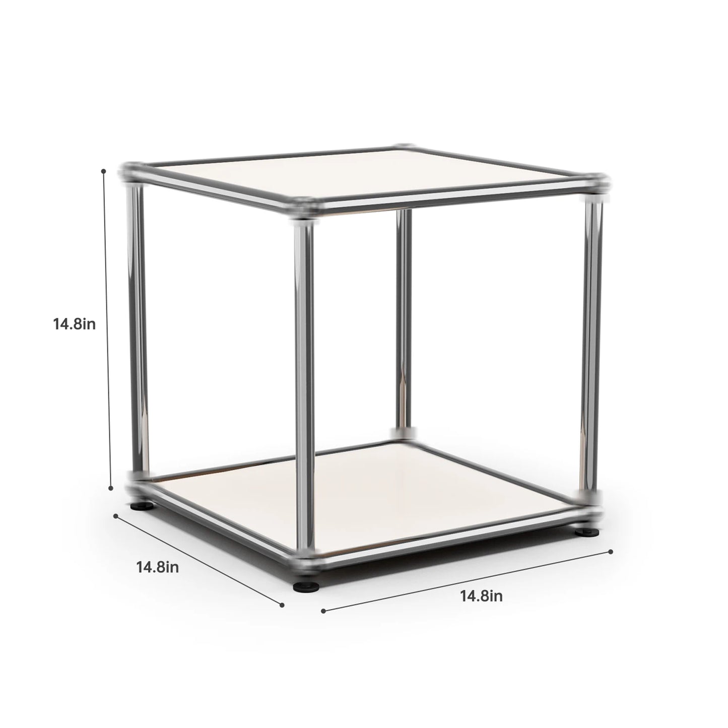 Storage Cabinet Storage Shelf Stainless Steel Metal Board Living Room Cabinet Sideboard Cabinet Modular Furniture-No Keys