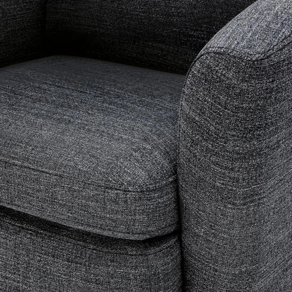 MKDK Swivel Accent Chairs Modern Performance Fabric