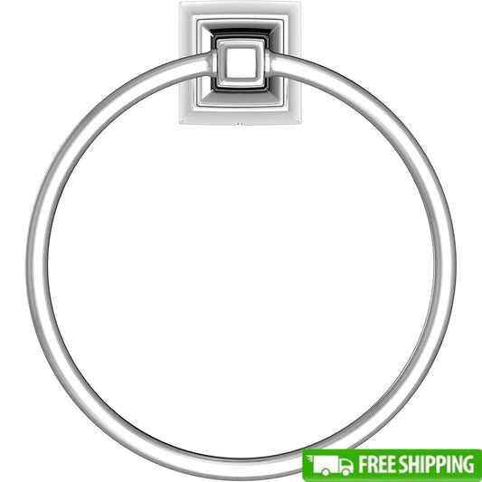 Dutrieux Durable Metal Towel Ring Concealed Mounting Brass