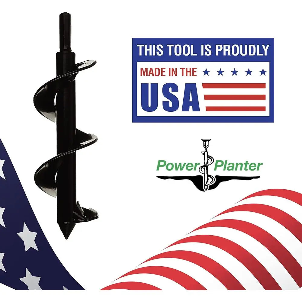 Lower Planting Auger And Grass Plug Tool For Soil Garden