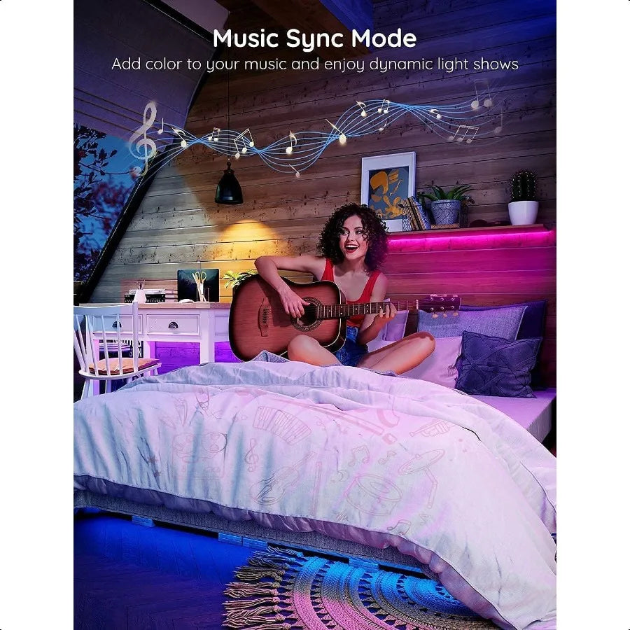 Hign-concerned Chemical Smart LED Strip Lights WiFi Alexa