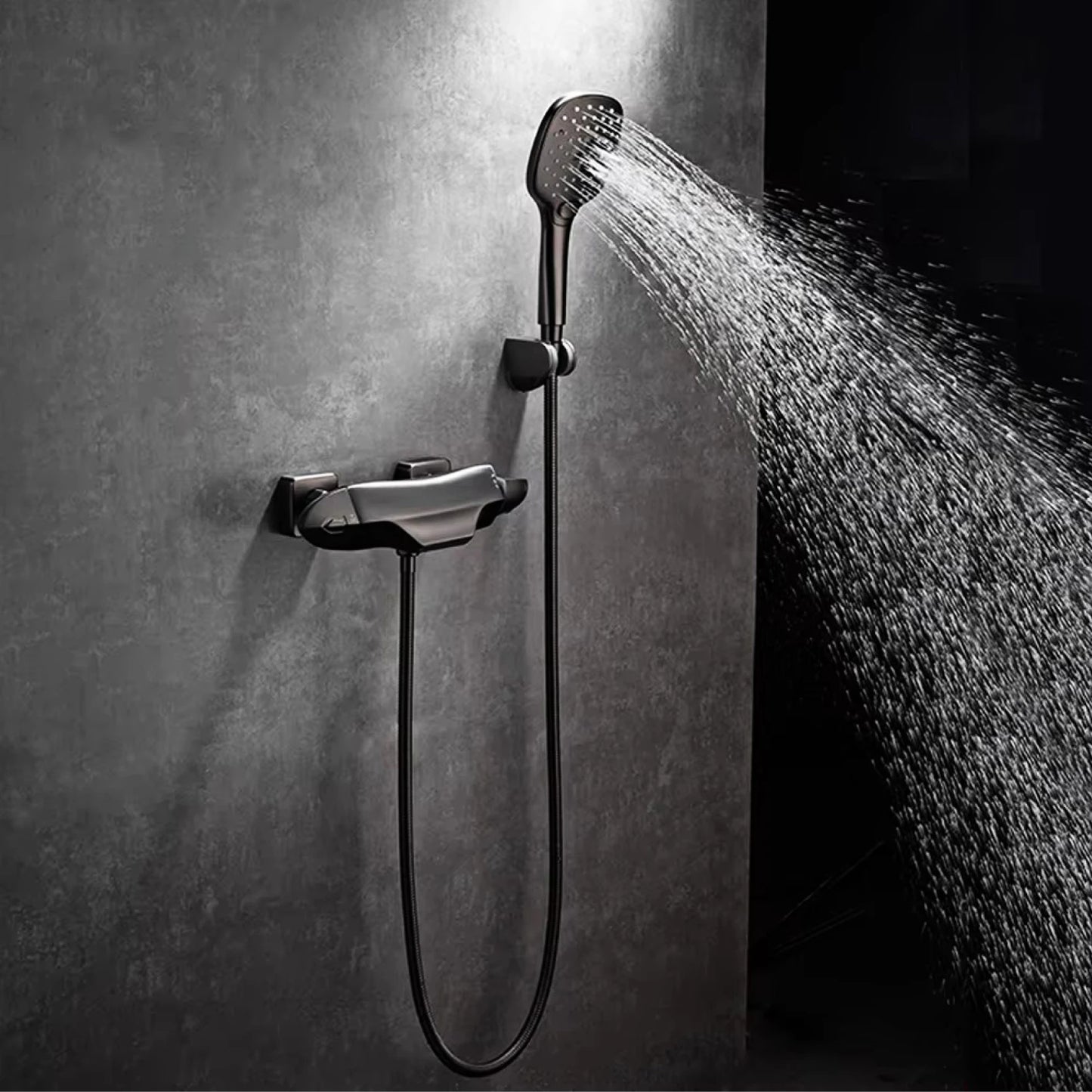 Luxury brass Gold bathroom faucet with simple constant temperature design Dual control of Hot & Cold 2 function bathtub Mixer