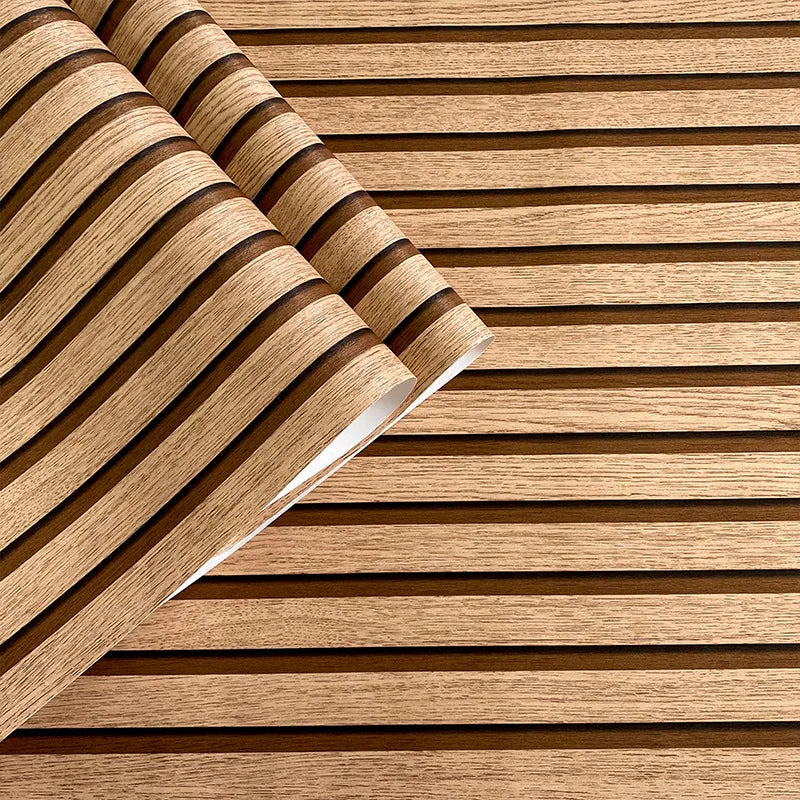 High-concerned Self-Adhesive Wood Grain PVC Wallpaper Roll