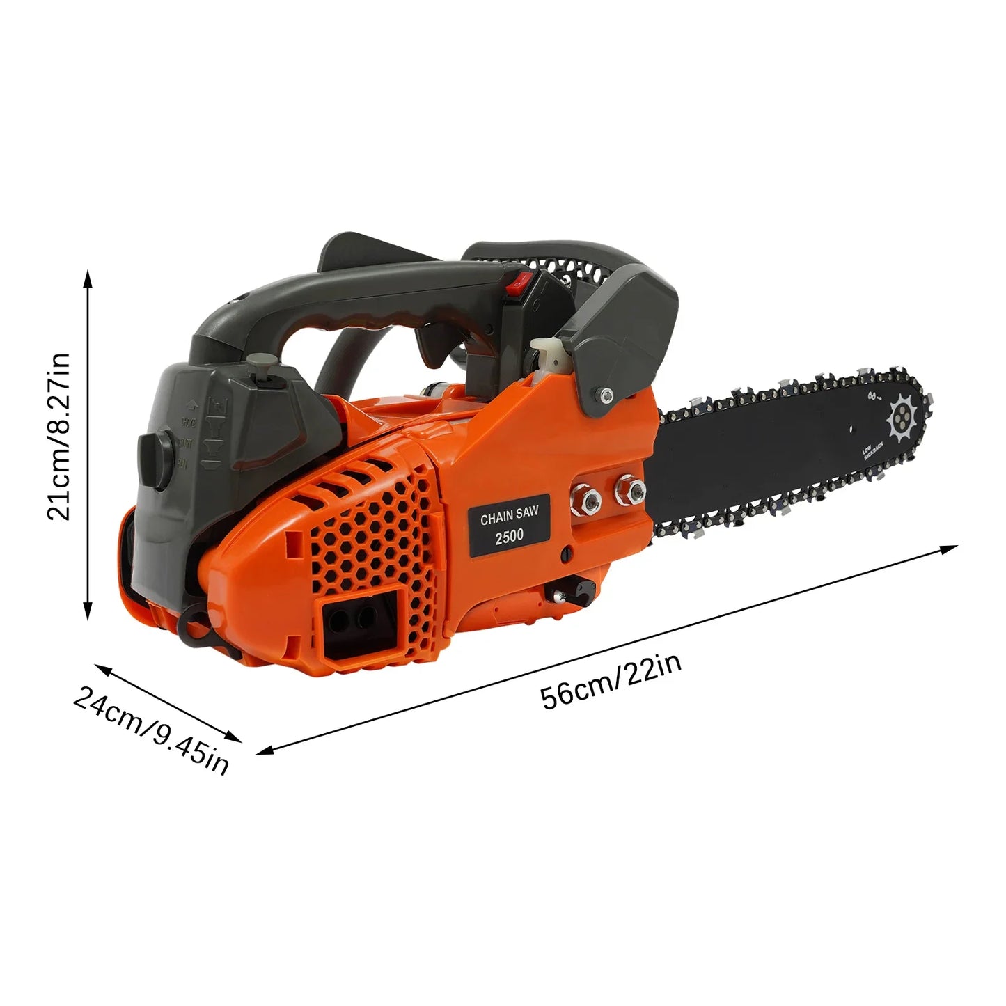 900W Gasoline Chainsaw Aluminum Nylon Build for Logging and Pruning