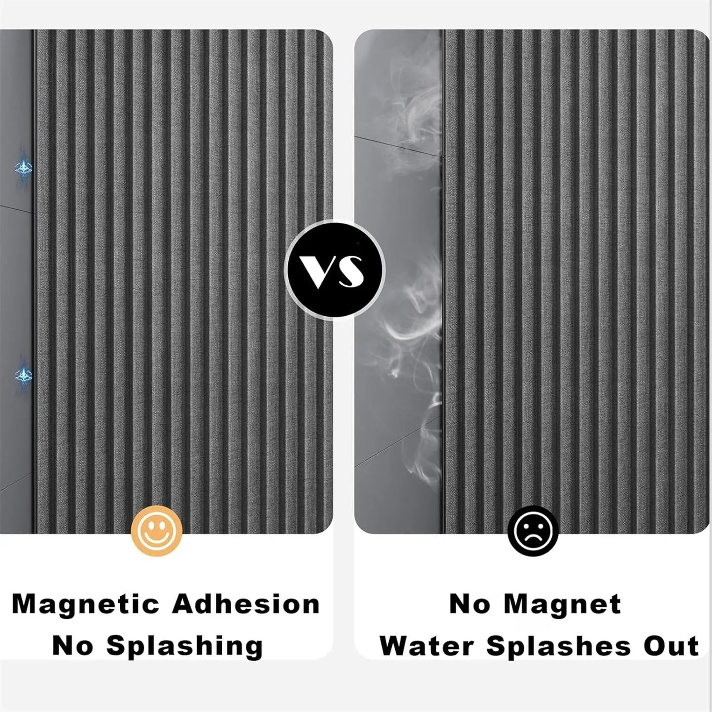 Craft Of Weaving Waterproof Linen Shower Curtain Magnets