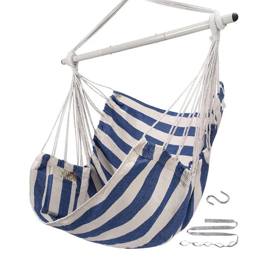 Sturdy Hammock Chair Swing Indoor Outdoor Relaxation