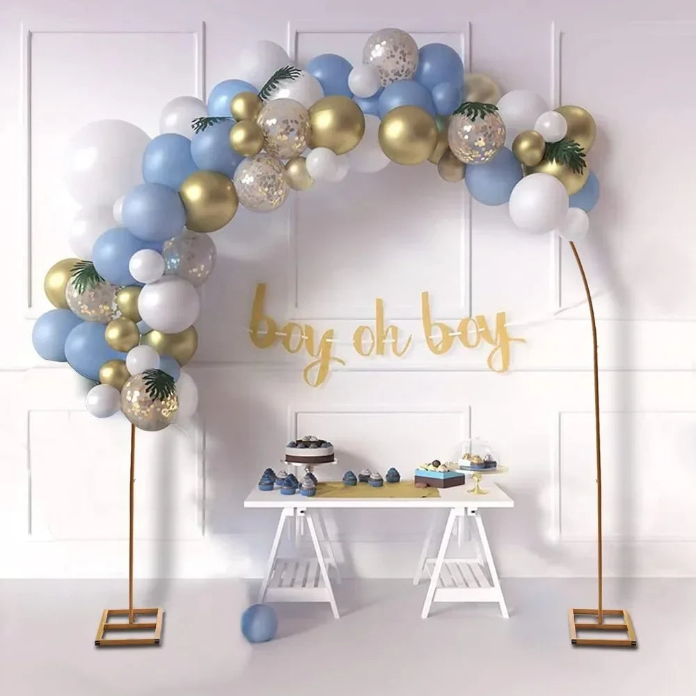 NONECN Metal Wedding Arch Backdrop for Balloons and Flowers