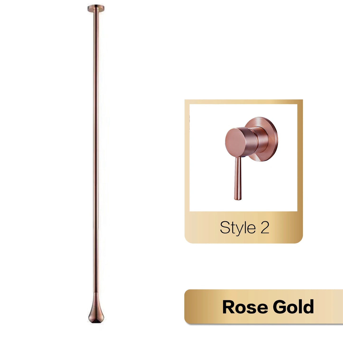 Aitana Luxury Brass Bathroom Faucet Two Hole Wall Mounted