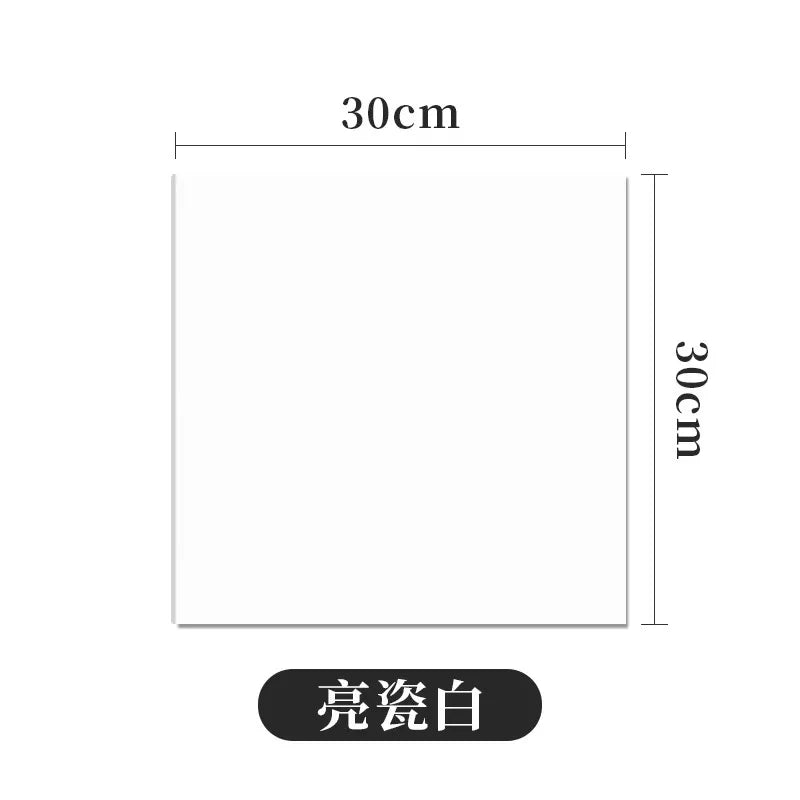 Censor Simulated Thick Marble Tile Floor Sticker PVC Waterproof