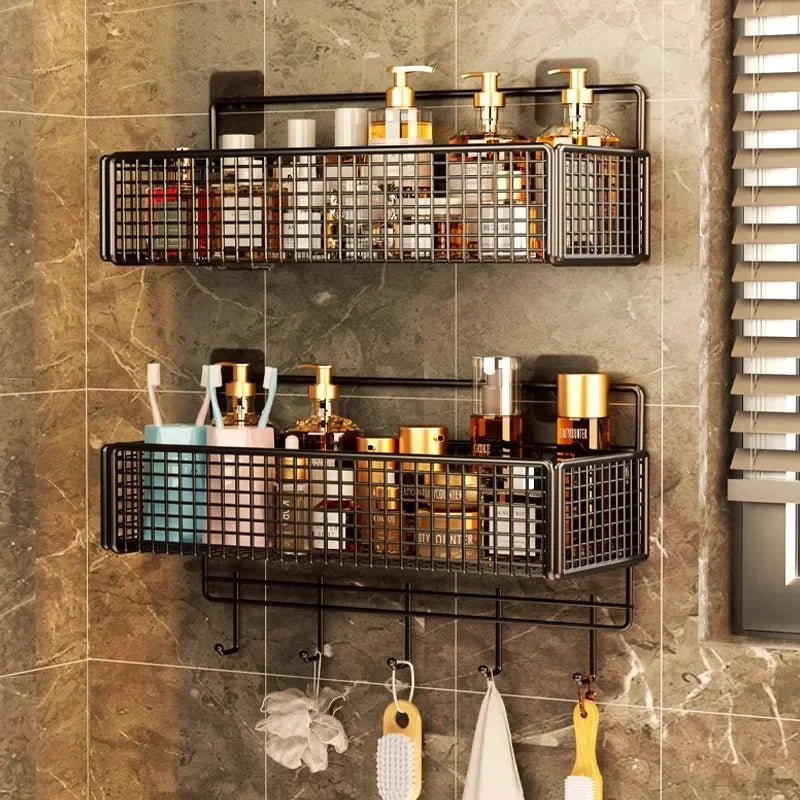 Big Red House Bathroom Wall Mounted Towel And Toiletries Rack