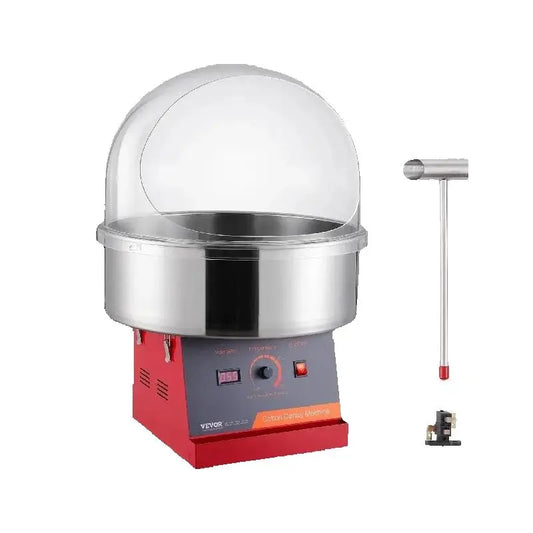 SucceBuy Electric Cotton Candy Machine Stainless Steel Bowl Sugar Scoop