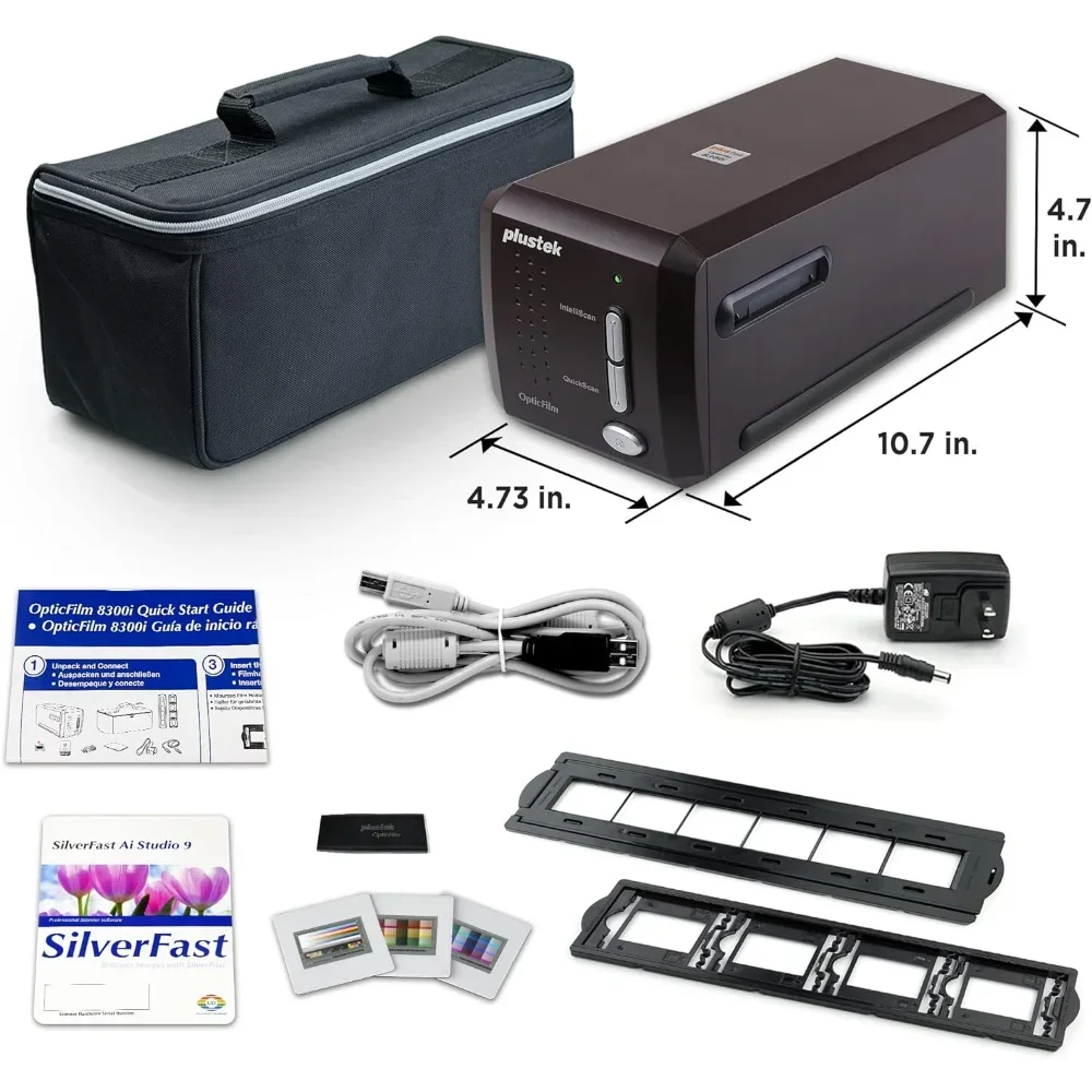 Plustek OpticFilm 8300i Ai Scanner SilverFast Ai Studio 9