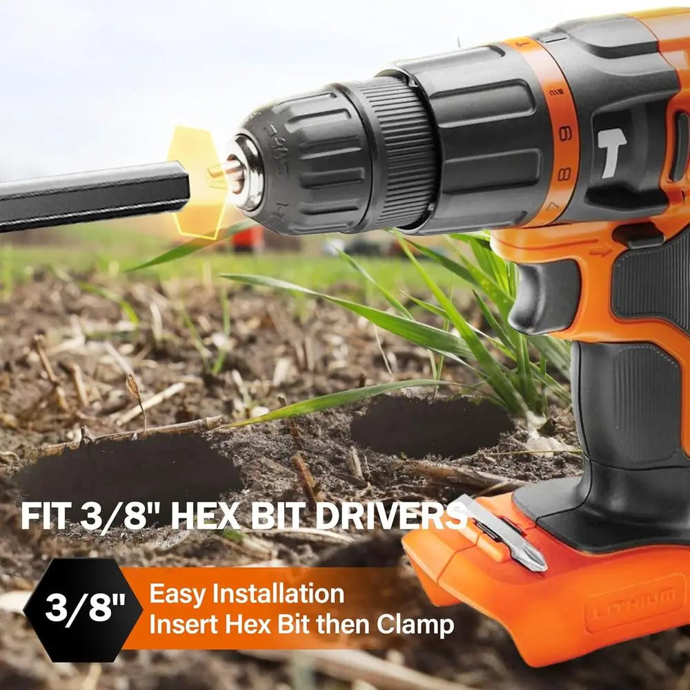 High Efficiency Spiral Drill Bit Set of 4 for Garden