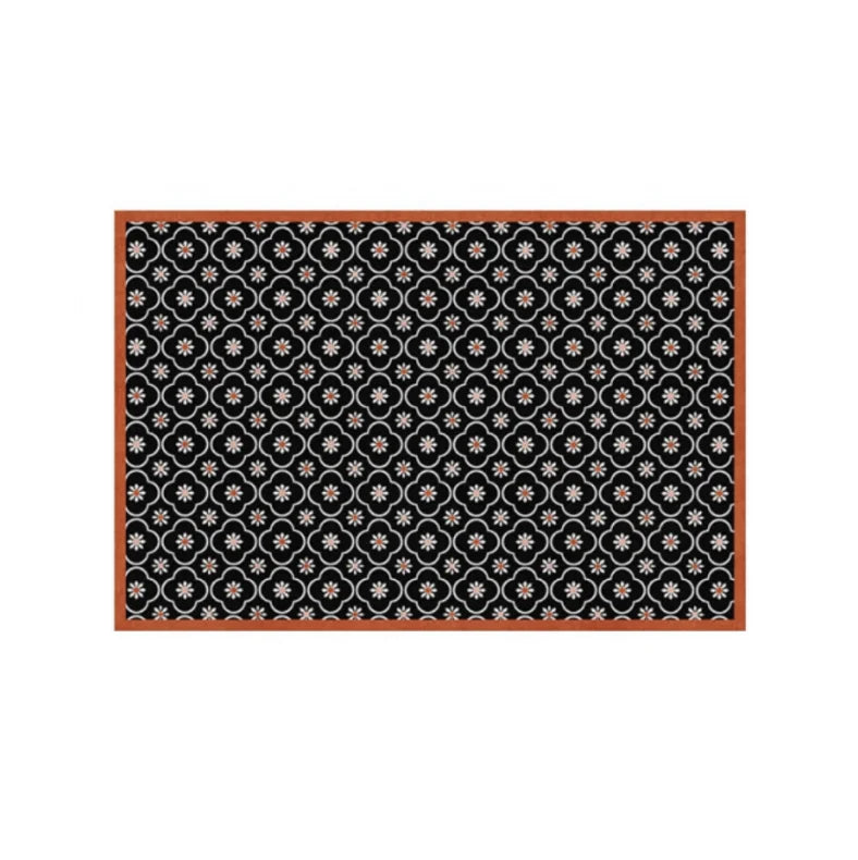 Modern Simple Carpets for Living Room Fluffy Soft  Bedroom Decor Plaid Carpet American Retro Lounge Rug Thickened Washable Mat