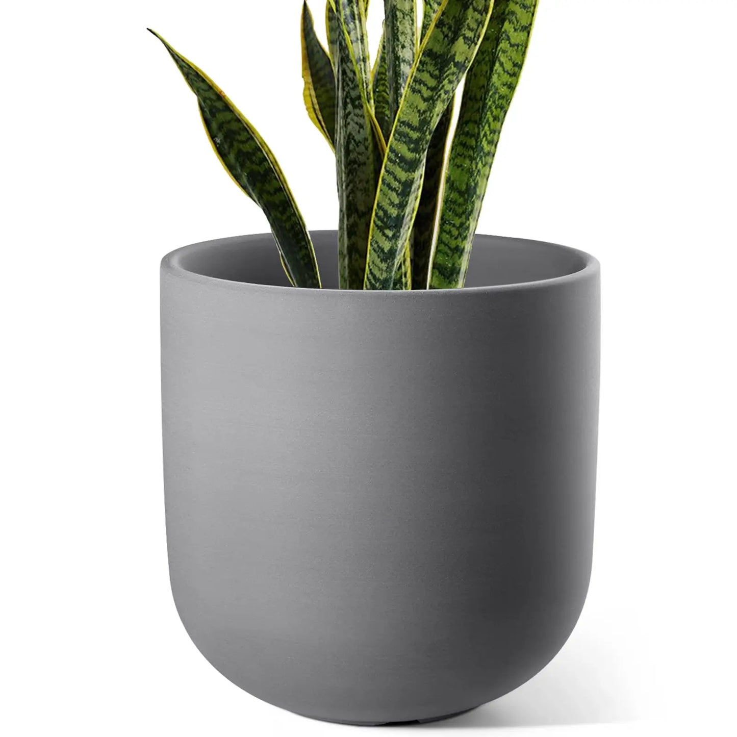 Porcelain Plant Pot With Drainage Hole And Rubber Plug