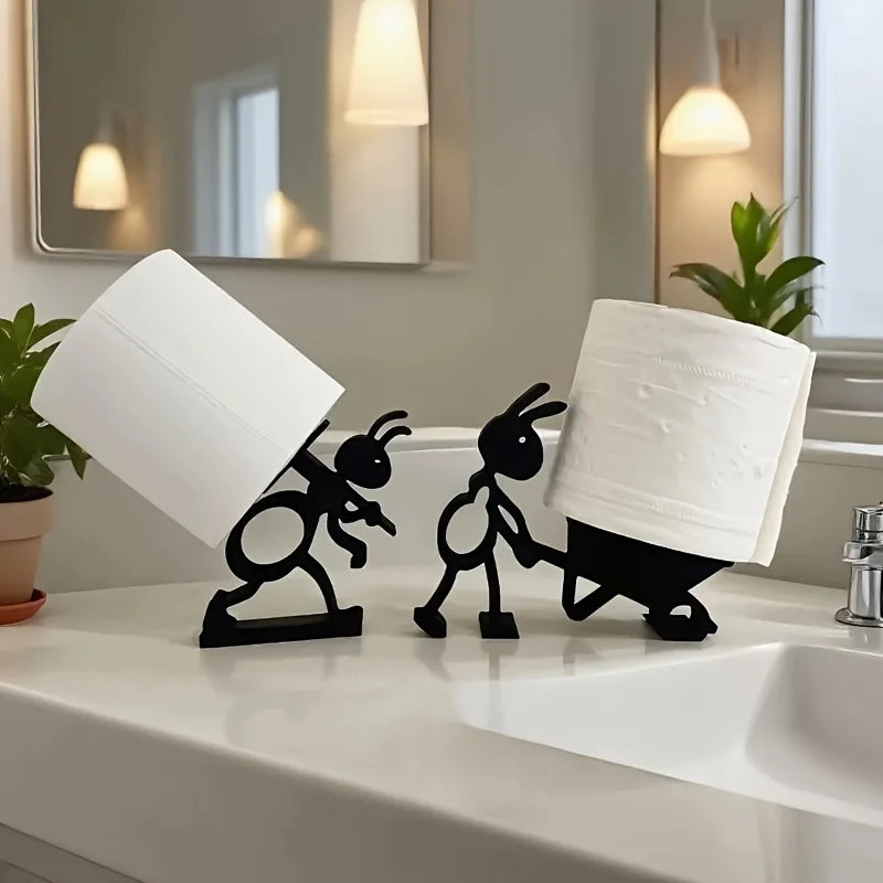 Ant Shaped 3D Printed Bathroom Tissue Holder Modern Cute