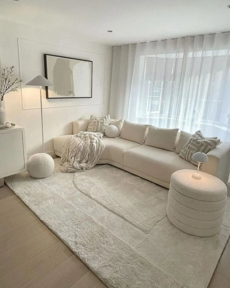 Modular Fabric L Shaped Sectional Sofa Set for Home Office