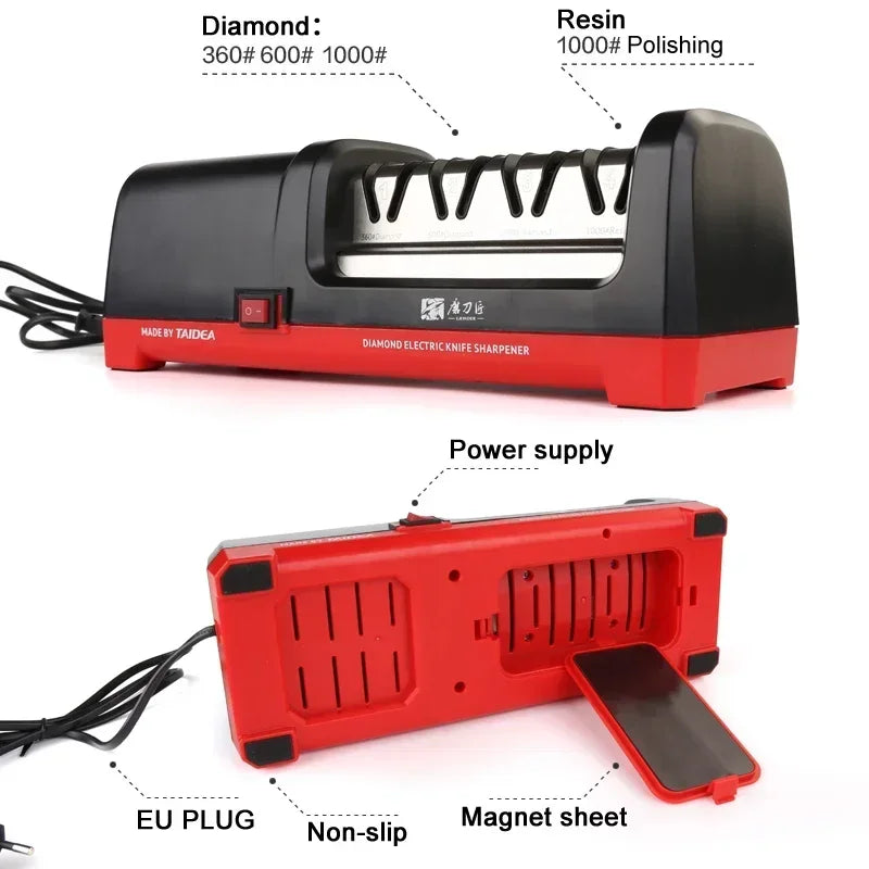 Grinder TAIDEA Diamond Knife Sharpener With 360 600 1000 Grit