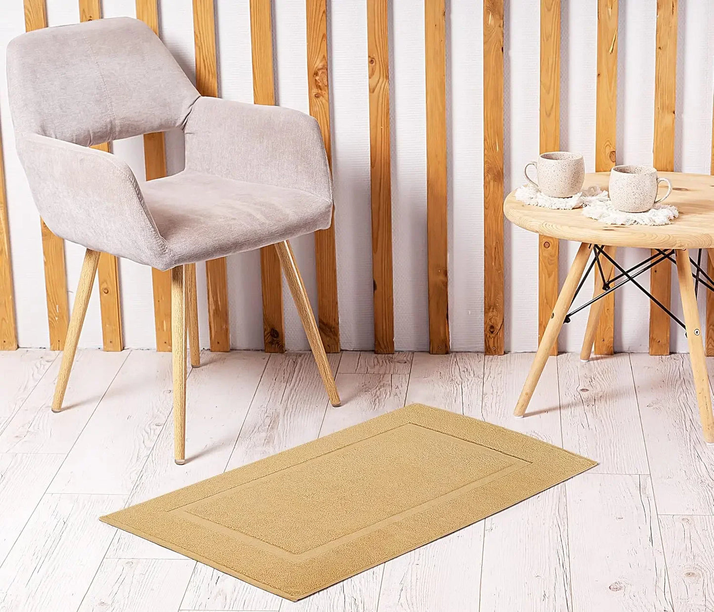 XMSJ Cotton Banded Rug Mats Highly Absorbent And Machine Washable