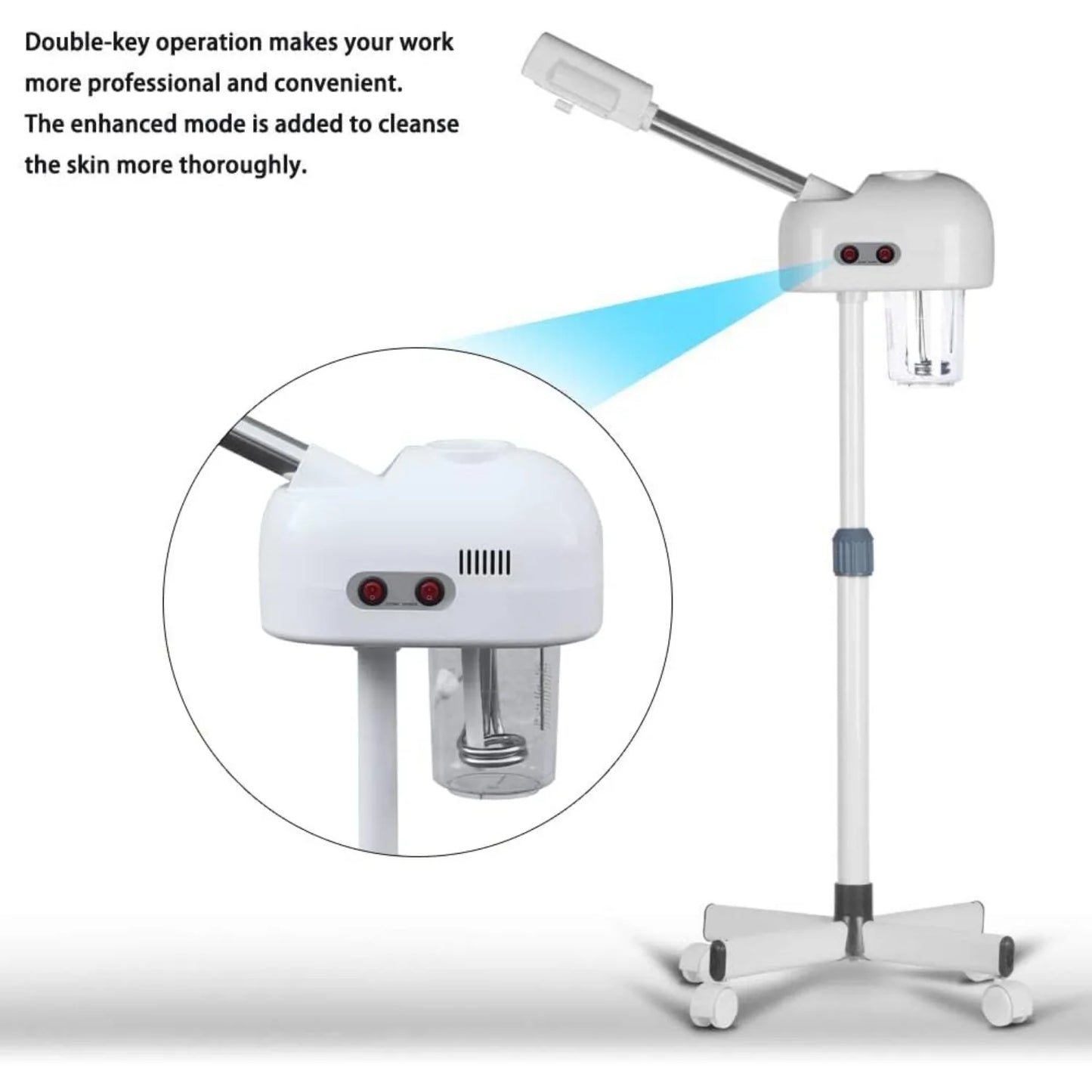 Bymaocar Facial Steamer Professional For Beauty Salon Home