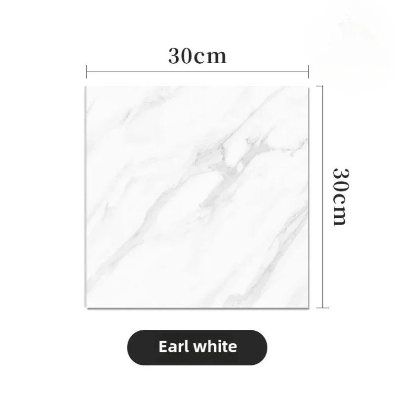 Censor Simulated Thick Marble Tile Floor Sticker PVC Waterproof