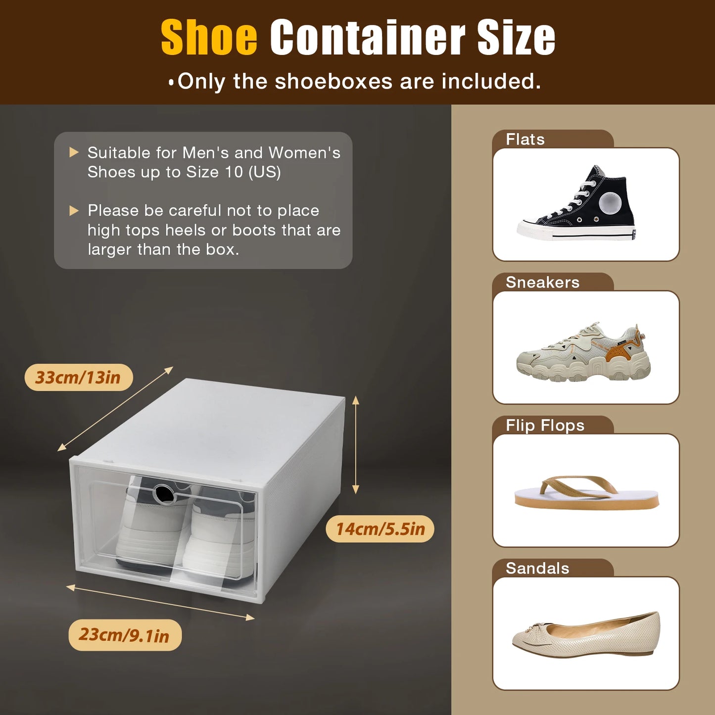 20/24 PCS Shoe Boxes White Large (Round Hole/Love) Thick Version,Transparent Shoes Organizers,Stackable Combined Shoe Cabinet