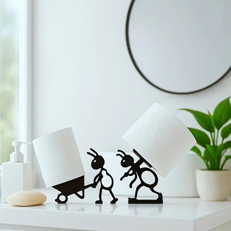 Ant Shaped 3D Printed Bathroom Tissue Holder Modern Cute