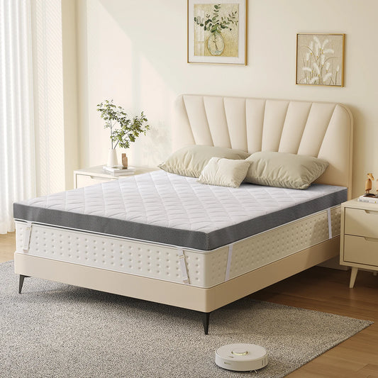 Hcore Firm Gel Foam Mattress Topper For Extra Support