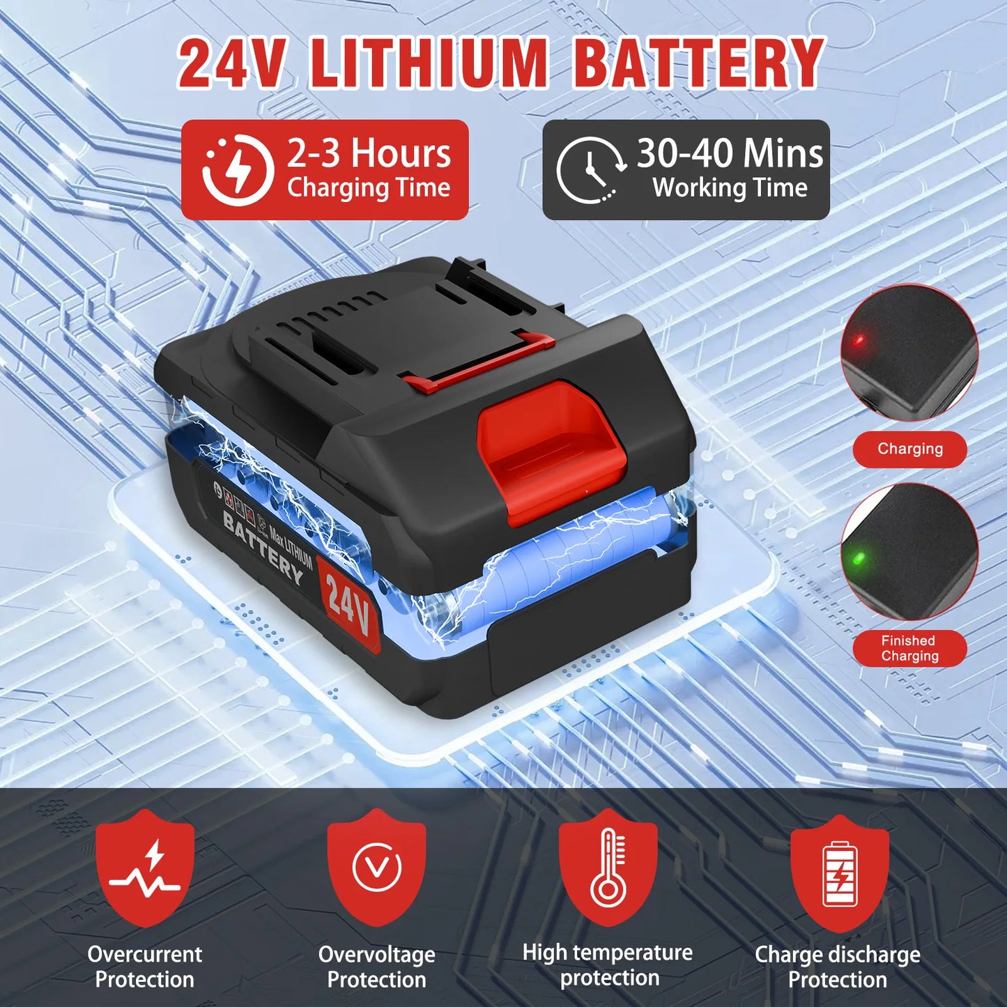 21V Cordless Weed Wacker Trimmer With Wheel 3 In 1 Brush Cutter