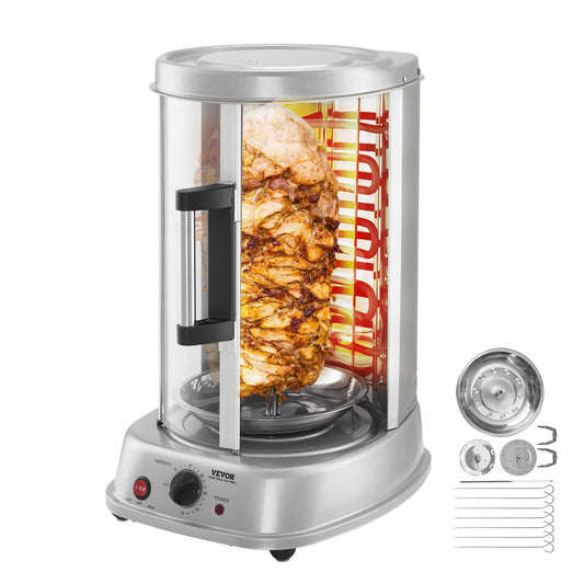 Shawarma Grill Machine Vertical Gyro Rotisserie Oven Doner Kebab