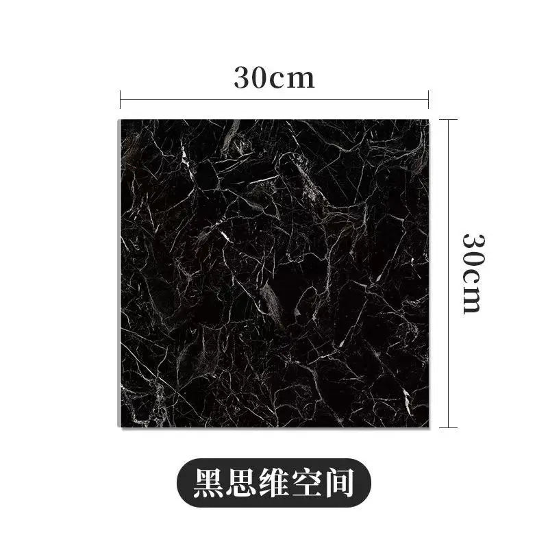 Censor Simulated Thick Marble Tile Floor Sticker PVC Waterproof