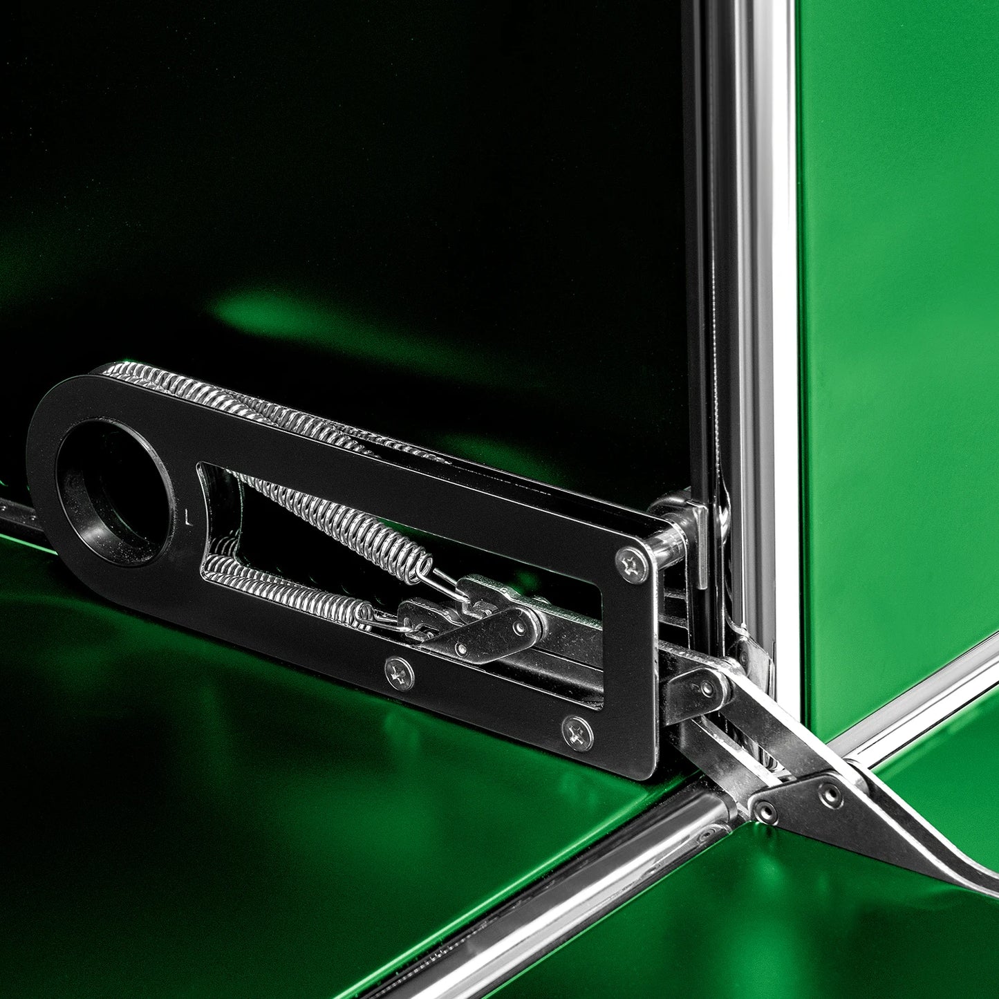 Bedside Storage Cabinet Organizer with Stainless Metal Nightstand and Door & Bookshelf For bedroom Living Room Study Room