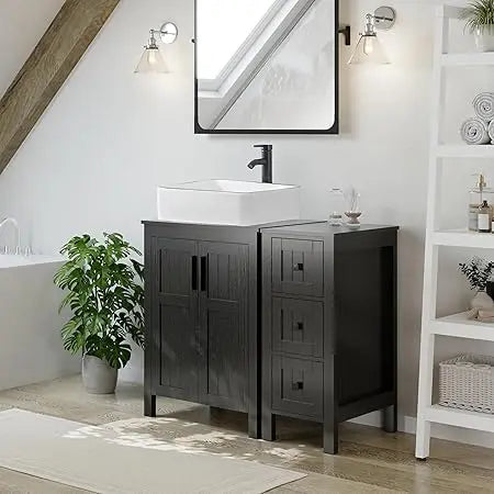 Ticify Modern Bathroom Vanity With Sink Cabinet And Drawers
