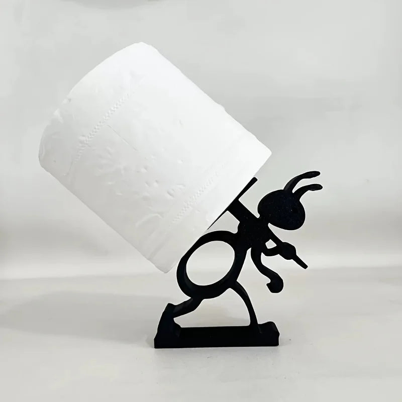 Ant Shaped 3D Printed Bathroom Tissue Holder Modern Cute