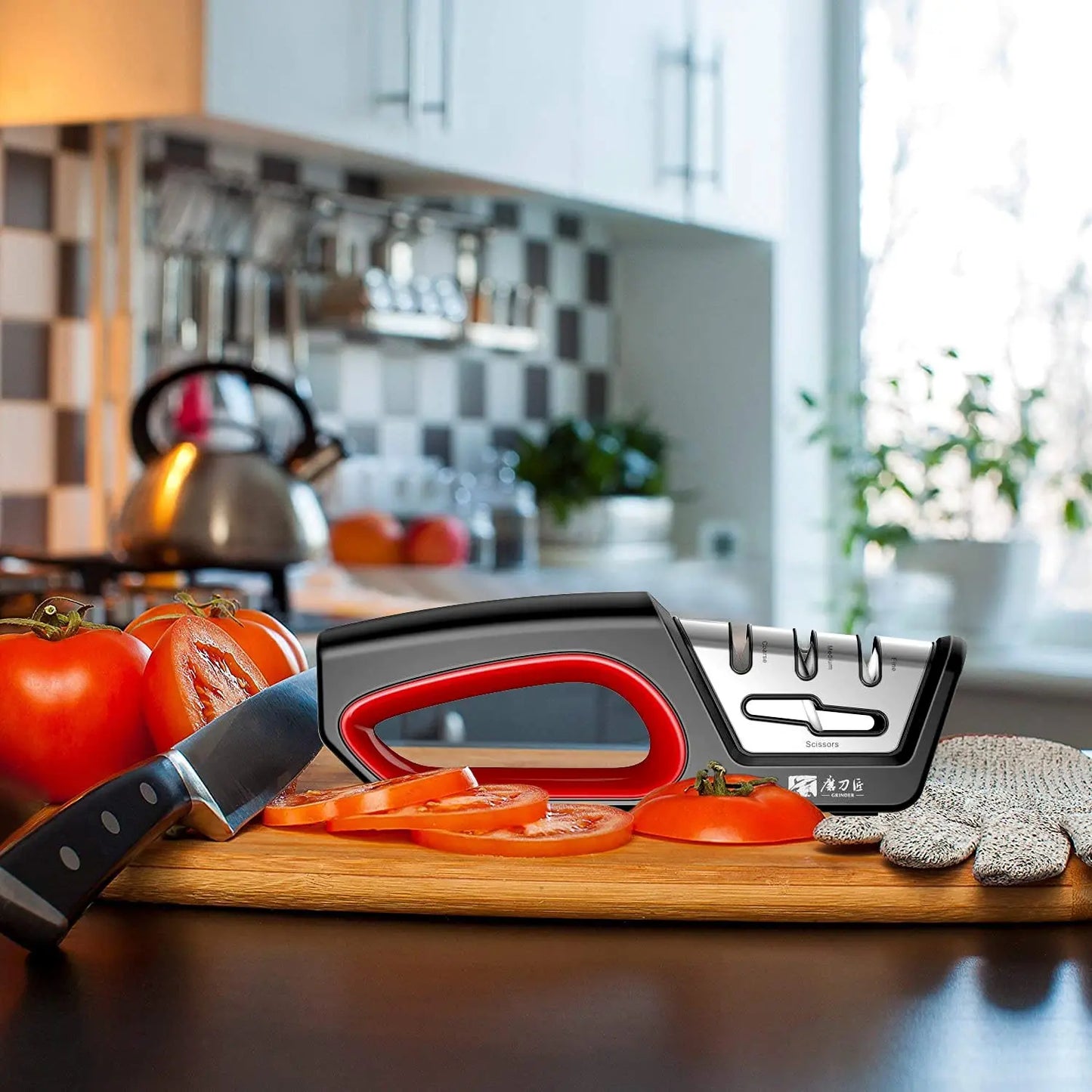 TAIDEA Four In One Sharpener For Serrated Knives And Scissors