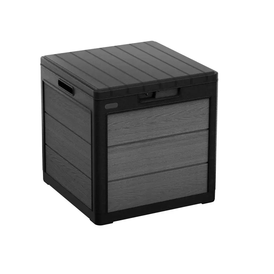 Resin Outdoor Storage Box And Side Table For Pool Garden