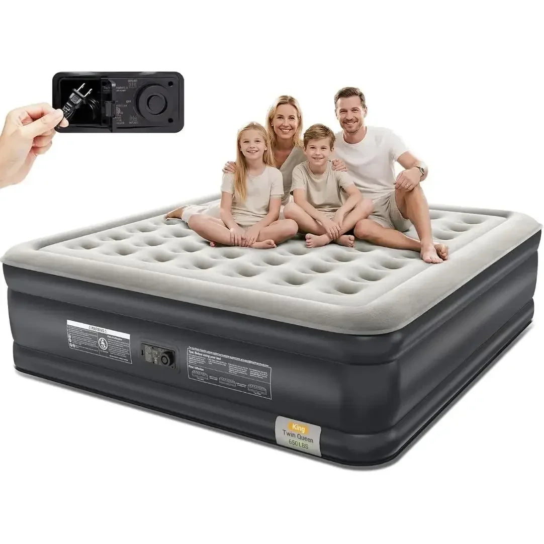 Hign-concerned Air Mattress With Built in Pump For Home Guests