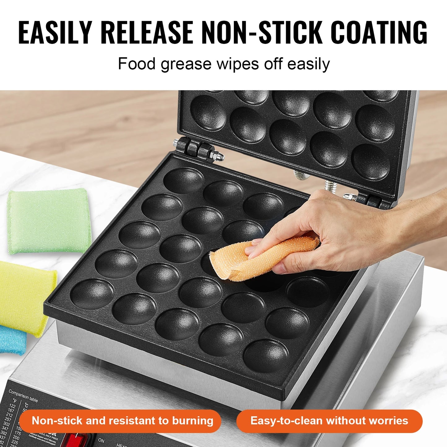 SucceBuy Electric Waffle Maker Pancake Dorayaki Machine
